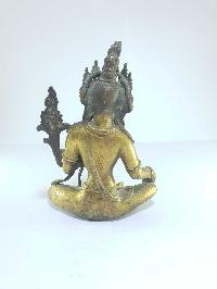 [old Stock], Tibetan Statue Of Green Tara, [full Fire Gold Plated], Last Piece