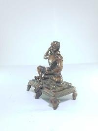 [old Stock], Tibetan Statue Of Milarepa, [chocolate Oxidized], Last Piece