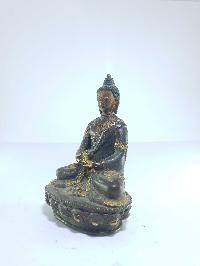 [old Stock], Tibetan Statue Of Amitabha Buddha, [chocolate Oxidized], Last Piece