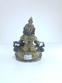 [old Stock], Tibetan Statue Of Yellow Jambhala