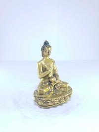 [old Stock], Tibetan Statue Of Amoghasiddhi Buddha, [full Fire Gold Plated], Last Piece