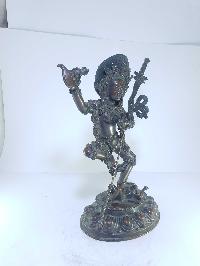 [old Stock], Tibetan Statue Of Vajravarahi - Dorje Phagmo Yogini, [chocolate Oxidized], Last Piece