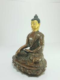 [old Stock] Statue Of Shakyamuni Buddha [oxidized], [painted Face], [last Piece]