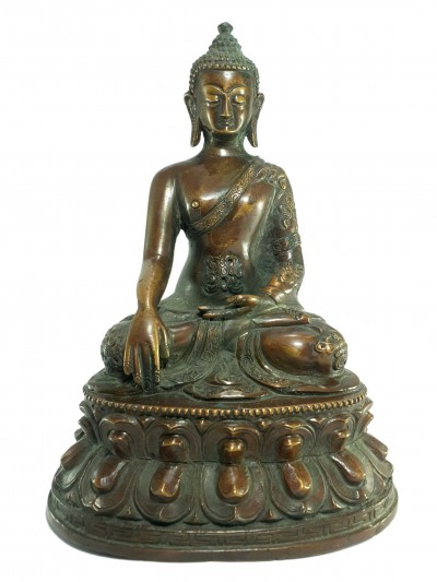 [old Stock] Statue Of Shakyamuni Buddha [oxidized], [last Piece]