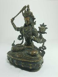 [old Stock] Statue Of Manjushri [oxidized], [last Piece]