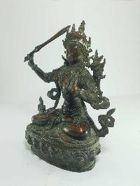 [old Stock] Statue Of Manjushri [oxidized], [last Piece]