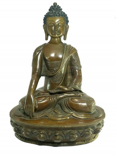 [old Stock] Statue Of Shakyamuni Buddha [oxidized], [last Piece]