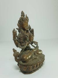 [old Stock] Statue Of Chenrezig [oxidized], [last Piece]