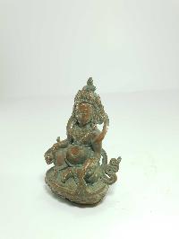 [old Stock] Statue Of Yellow Jambhala [oxidized], [last Piece]