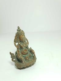 [old Stock] Statue Of Yellow Jambhala [oxidized], [last Piece]