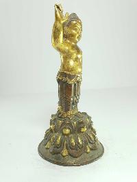 [old Stock] Statue Of Siddhartha Gautama, Baby Buddha [partly Gold Plated], [last Piece]