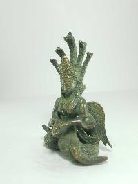 [old Stock] Statue Of Naga Kanya [oxidized], [last Piece]