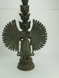 [old Stock] Statue Of Sahasrabhuja Avalokitesvara, 1000 Arms Lokeshvara [oxidized], [last Piece]