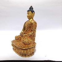 [monastery Quality] Statue Of Amitabha Buddha, [full Gold Plated], [painted Face]