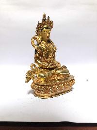 [monastery Quality] Statue Of Amitabha Buddha, [full Gold Plated], [painted Face]
