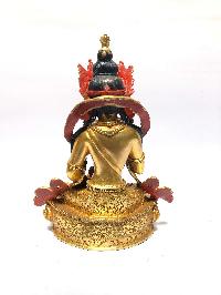 [monastery Quality] Statue Of Vajrasattva, [full Gold Plated], [painted Face]