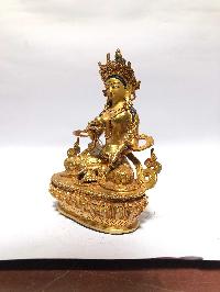 [monastery Quality] Statue Of Vajrasattva, [full Gold Plated], [painted Face]