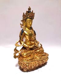 [monastery Quality] Buddhist Statue Of Aparimita [full Fire Gold Plated], [painted Face], Chepame, Amitayus