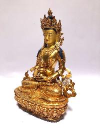 [monastery Quality] Buddhist Statue Of Aparimita [full Fire Gold Plated], [painted Face], Chepame, Amitayus