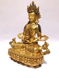 [monastery Quality] Buddhist Statue Of Aparimita [full Fire Gold Plated], [painted Face], Chepame, Amitayus