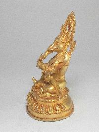 Nepali Small Statue Of Ganesh, [full Gold Plated]