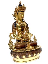 [monastery Quality] Statue Of Aparimita, Amitayus, Chepame [fire Full Gold Plated], With [painted Face]