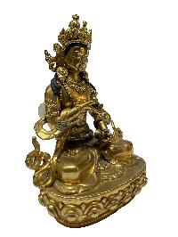 Nepali Statue Of Vajrasattva, [full Gold Plated]