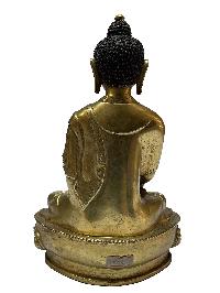 [old Stock], Nepali Statue Of Buddha, [full Gold Plated]