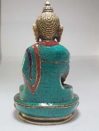 Statue Of Shakyamuni Buddha With [real Stone Setting]