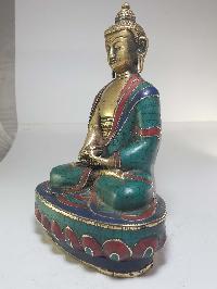 Statue Of Amitabha Buddha With [real Stone Setting], Better Work