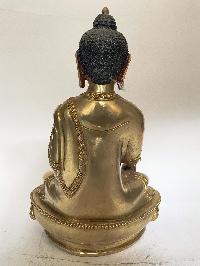 Handmade Nepali Statue Of Buddha, [full Gold Plated]