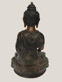 Handmade Nepali Statue Of Buddha, [chocolate Oxidized]