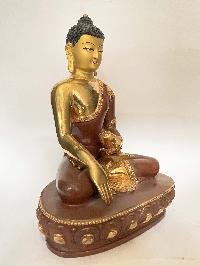 Handmade Nepali Statue Of Buddha, [full Gold Plated]