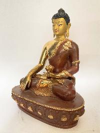 Handmade Nepali Statue Of Buddha, [full Gold Plated]