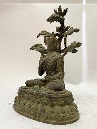 Antique Handmade Statue Of Shakyamuni Buddha, [rare Find]