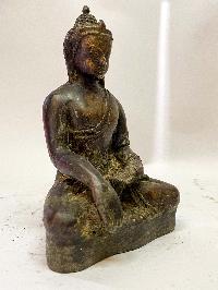 Antiquehandmade Statue Of Shakyamuni Buddha, [copper Antique]