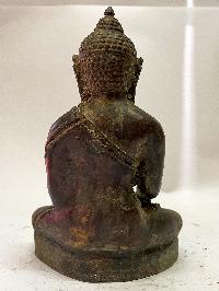 Antiquehandmade Statue Of Shakyamuni Buddha, [copper Antique]