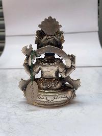 [master Quality], Sterling Silver, [492 Gram] Statue Of Ganesh, [old Stock]