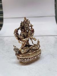 [master Quality], Sterling Silver, [204 Gram] Statue Of Chenrezig, [old Stock]