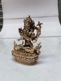 [master Quality], Sterling Silver, [204 Gram] Statue Of Chenrezig, [old Stock]