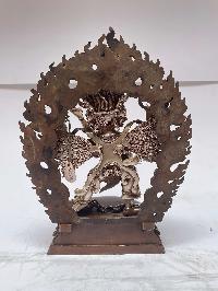[master Quality], Sterling Silver, [1258 Gram] And Copper Statue Of Vajrakilaya - Dorje Phurba - Heruka, [old Stock]