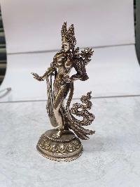 [master Quality], Sterling Silver, [286 Gram] Statue Of White Tara, [old Stock]