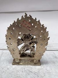[master Quality], Sterling Silver, [596 Gram] Statue Of Vajrakilaya - Dorje Phurba - Heruka, [old Stock]