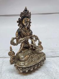 [master Quality], Sterling Silver, [725 Gram] Statue Of Vajrasattva, [old Stock]