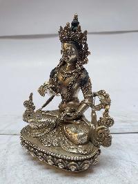 [master Quality], Sterling Silver, [725 Gram] Statue Of Vajrasattva, [old Stock]