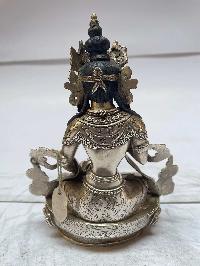 [master Quality], Sterling Silver, [725 Gram] Statue Of Vajrasattva, [old Stock]