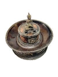 Hand Beaten Metal Incense Burner