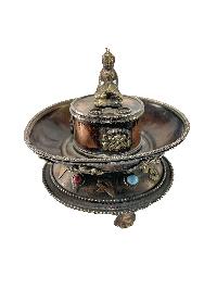 Hand Beaten Metal Incense Burner