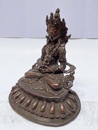 Buddhist Statue Of Aparimita, [chocolate Oxidized], Chepame, Amitayus