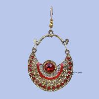 Metal Earring [],red